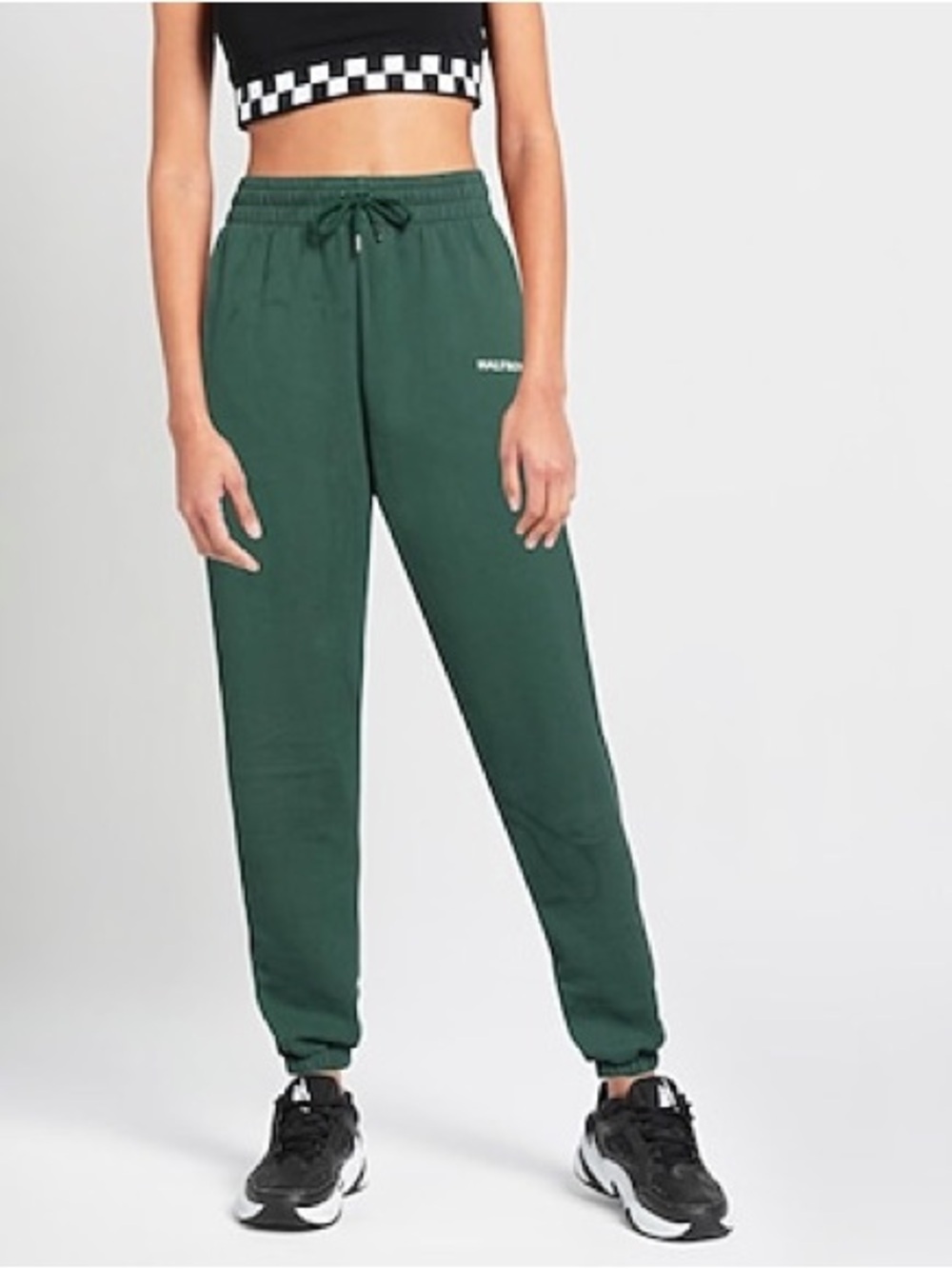 NWT Halfboy Classic Sweatpants Jogger Green Organic Cotton Womens Sz L